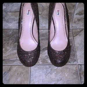 Glitter heels